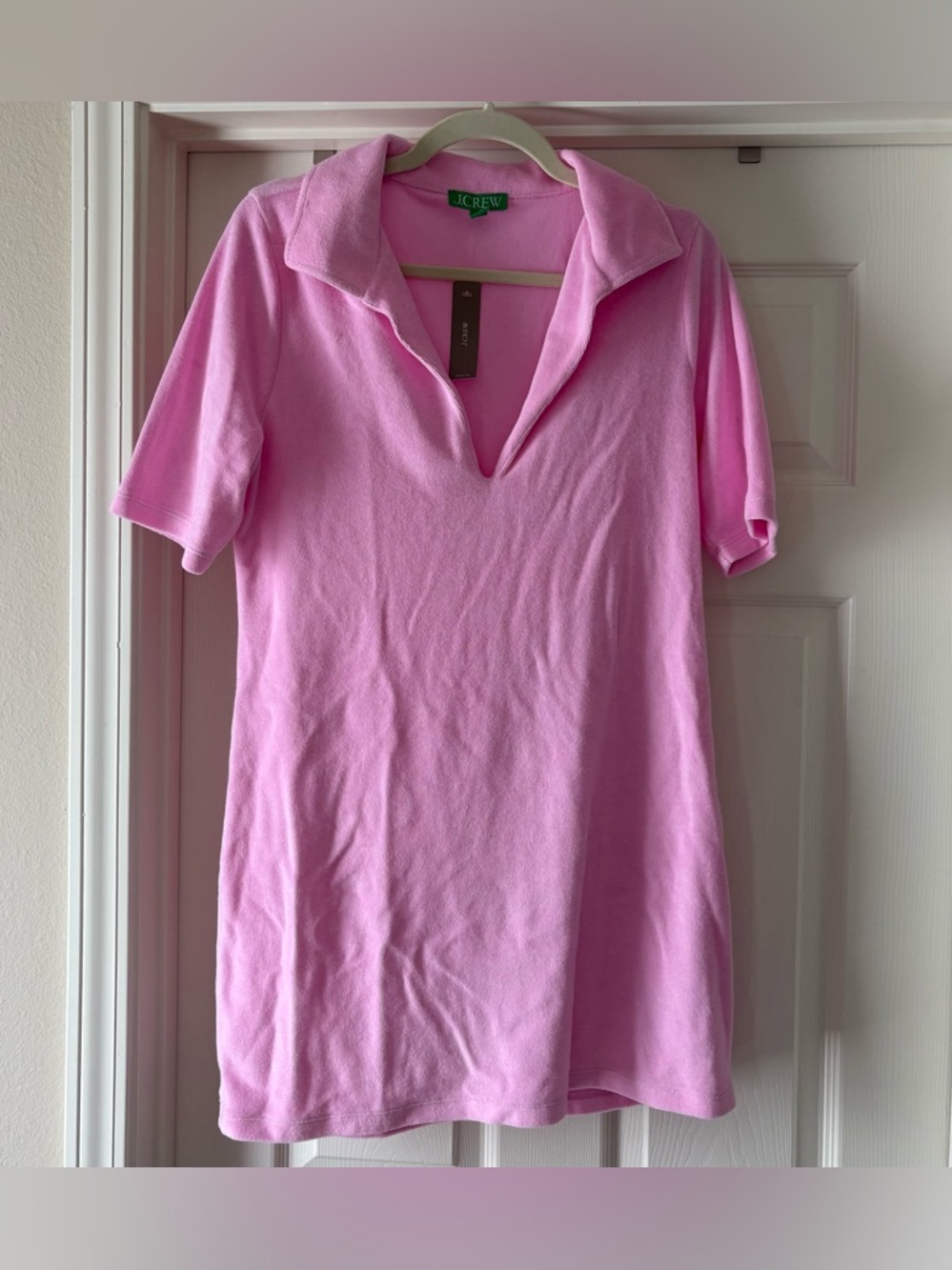 J.Crew terry cloth v-neck dress